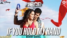 If You Hold My Hand Lyrics from ABCD 2