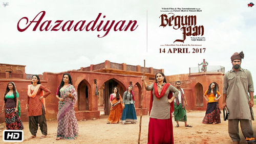 Aazaadiyan Lyrics from Begum Jaan by Sonu Nigam