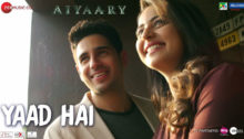 Yaad Hai Lyrics from Aiyaary